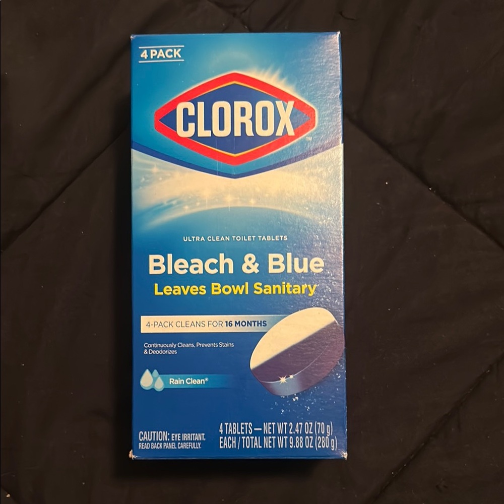 Clorox Bleach & Blue Toilet Tablets